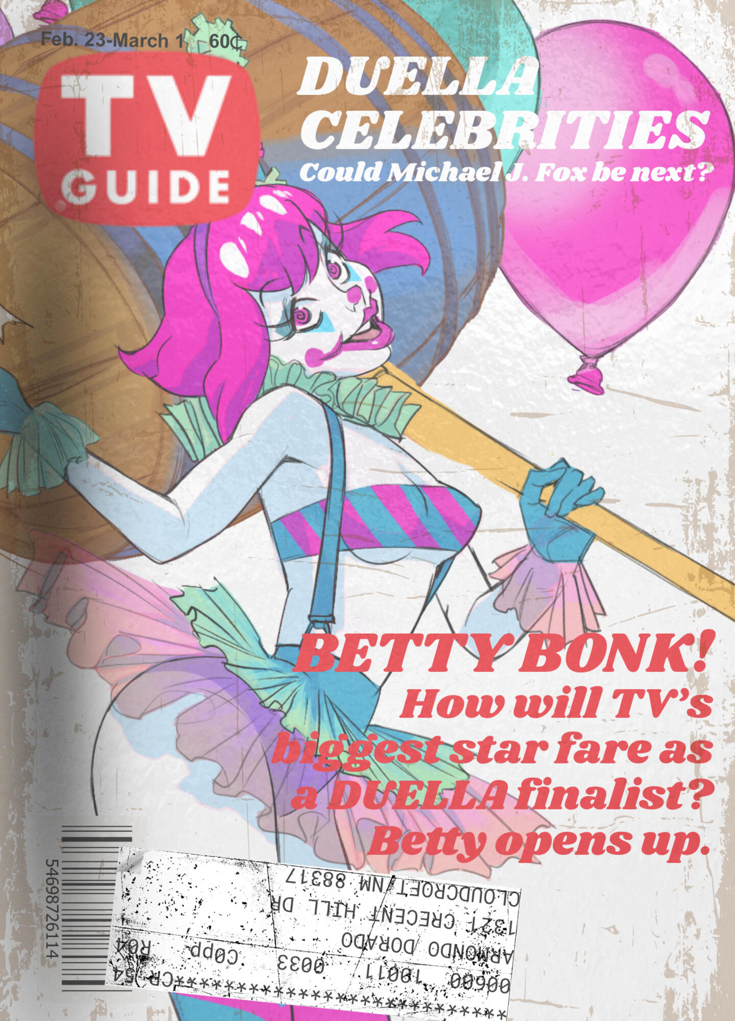 Betty Bonk TV Guide Cover