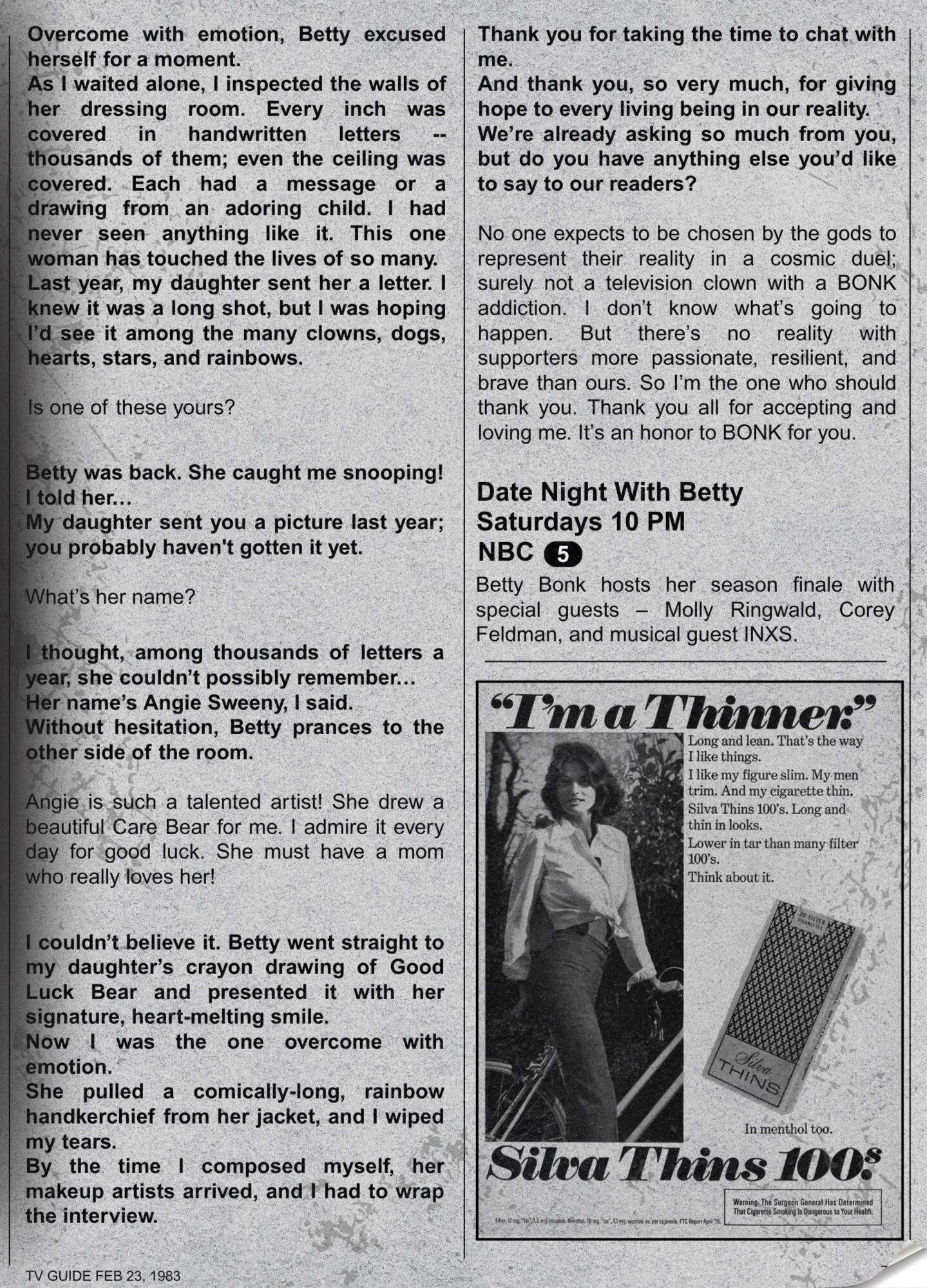 Betty Bonk Interview Part 2